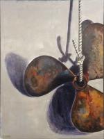 Propeller on Gray by Terry Crimmen