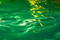 Yellow Reflection, Green Water 2009 by Alison Shaw