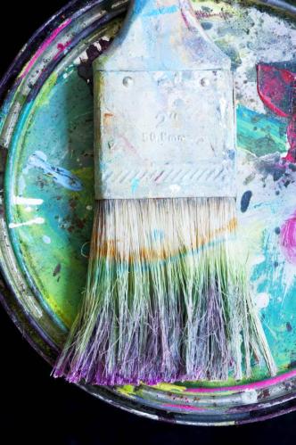 Brush and Paint Can, Traeger di Pietro Studio, Oak Bluffs 2013 by Alison Shaw