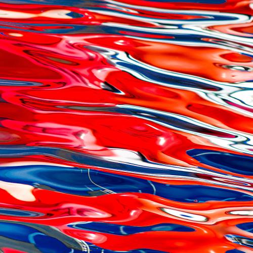 Red & Blue Reflection 2008 by Alison Shaw