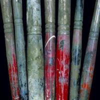 Brushes, Anne Packard Studio, Provincetown 2002 by Alison Shaw