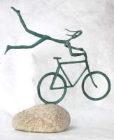 Speedo Man on Bicycle by Jay Lagemann