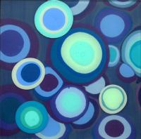 New Growth (Blue & Purple) by Susie White