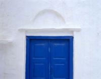 Blue Door, Apollonia, Sifnos, Greek Islands 2005 by Alison Shaw