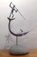 Swordfish Harpooner, Stainless Steel, Small by Jay Lagemann