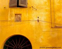 Yellow Ochre Wall, Siena 1999 by Alison Shaw