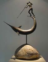 Swordfish Harpooner, Large by Jay Lagemann