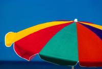 Umbrella, Beach Road II 1992 by Alison Shaw