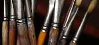 Brushes, N. C. Wyeth Studio, Chadds Ford, PA 2006 by Alison Shaw