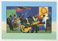 Jamming at the Savoy by Romare Bearden