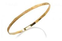 2-2-228 Rockhammered Diamond Bangle by Ross Coppelman