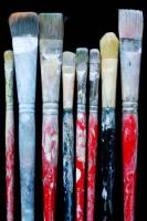 Paint Brushes, Leslie Baker Studio, West Tisbury 2013 by Alison Shaw