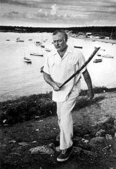 Ernest Hemingway, Cojima Harbor, Cuba 1952 by Alfred Eisenstaedt