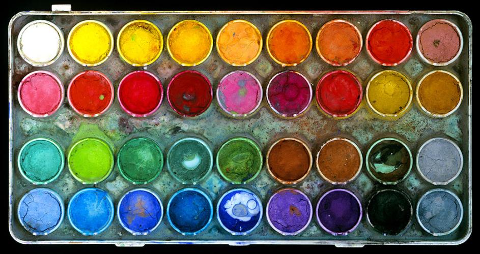 Watercolor Paint Box, Connie Tavanis Studio, Provincetown 2003 by Alison Shaw