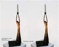 Long Dress with Candle (Pair) by Don Wilks