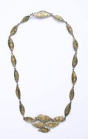6-22-77 Harlequin Gold Dust Necklace by Ross Coppelman