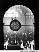 Farewell of Servicemen, Clock at Penn Station, NYC, 1943 by Alfred Eisenstaedt