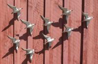 Flying Sanderlings (Each) by Wendy Lichtensteiger