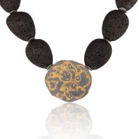 NI 2 Lava Rock Necklace by Ross Coppelman