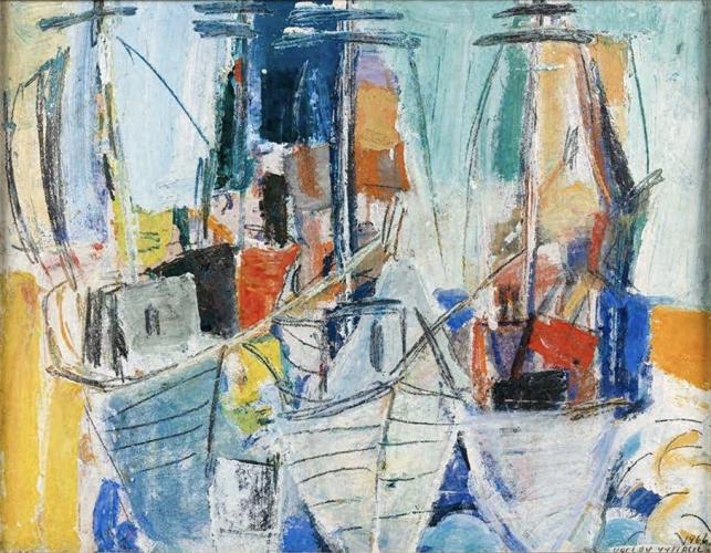 Fishing Boats, Martha's Vineyard, 1966 by Vaclav Vytlacil
