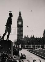House of Parliament with Statue by Alfred Eisenstaedt