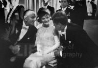 John F. Kennedy, Jaqueline Kennedy and Lyndon Johnson at Kennedy's Inauguration by Alfred Eisenstaedt
