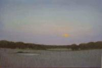 Full Moon Rising Over Keith Farm by Mary Sipp Green