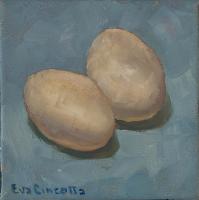Leaning Egg by Eva Cincotta