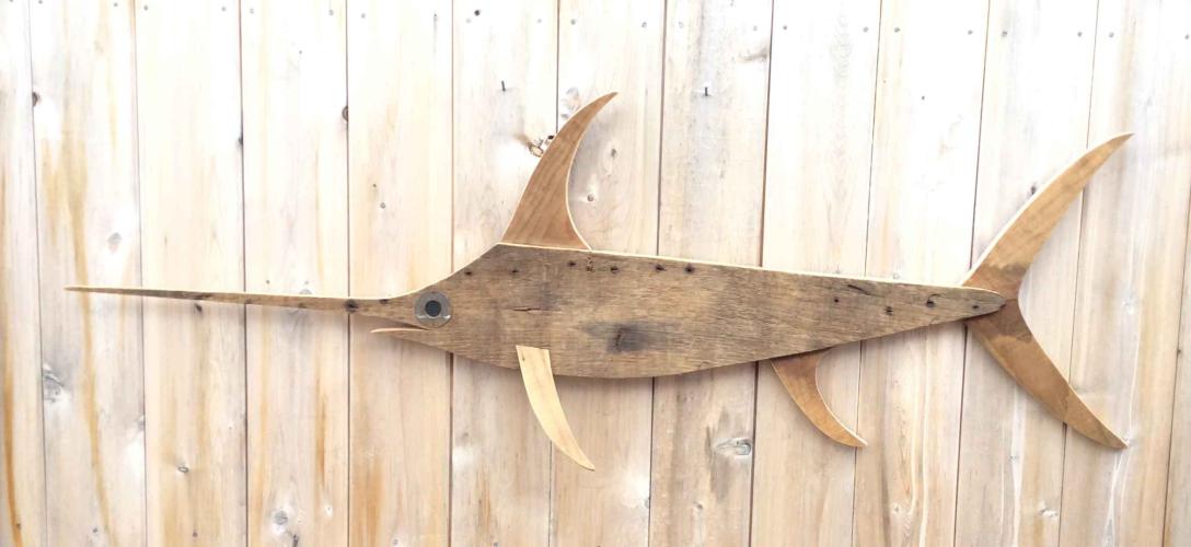 Barn Wood Swordfish by Dan West