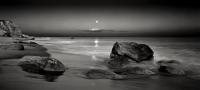 Moonrise Over Lucy Vincent Beach, Chilmark, MA 1995 by David Fokos