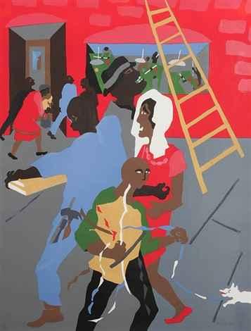 On the Way by Jacob Lawrence