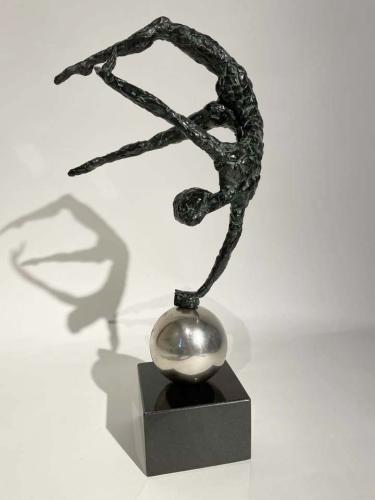 Acrobat On Ball by Don Wilks