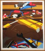 Tools 1977 by Jacob Lawrence